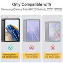 JETech Case for Samsung Galaxy Tab A8 10.5-Inch 2022 (SM-X200/X205/X207), Slim Folio Stand Protective Tablet Cover, Multi-Angle Viewing, Auto Wake/Sleep (Black)