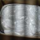 YOUR MOON 100% Wool Mattress Topper Full Size, 800GSM Natural Wool Filling, Thick Pillow Top Mattress Pad, Back Pain Relief Bed Topper with Cotton Cover, 16" Deep Pocket, 54"x75" (White)