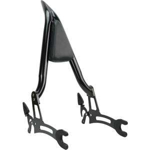 YHMOTO 17'' Detachable Passenger Backrest Sissy bar for Indian Challenger Chief Chieftain Indian Pursuit Springfield Roadmaster Vintage 2014-2024 (22''Black)