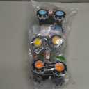 JOYIN 3 Pack Monster Truck Toy - Motion Activated Light Up Cars for Toddlers - Monster Glow Rover LED Wheels - Baby Boy Toys - Press and Go Dinosaur Trucks for Kids Boy Birthday Gifts