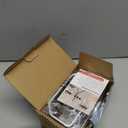 TAILI Sponge Holder for Kitchen Sink with Strong Suction Cup Removable, Rustproof Aluminum Sink Caddy for Sponge, Brush, Scrubber, Scraper -Silver