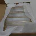 Acrylic Sign Holder 8.5x11 Double Sided Flyer Holder Table Menu Display Stand for Wedding Table Number (6pcs) (Gold)