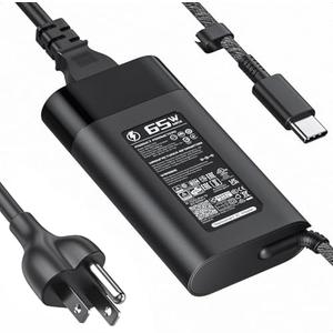 HP Laptop Charger USB C 65W/45W Type C Power Adapter for HP EliteBook Elite Spectre X360 X2 830 1030 1040 Envy 11 13 14 15 ProBook 430 G6 G7 G8 Chromebook Pavilion,10FT,With UK Power Cable