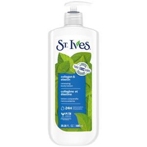 St. Ives Body Lotion, Renewing Collagen & Elastin Anti-Aging Skin Moisturizer, 24H Hydration, Cruelty-Free Skin Care, 20.28 Oz 2 packs
