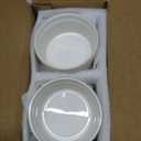 MALACASA Ramekins 6 Oz Oven Safe, Ceramic Creme Brulee Souffle Dishes, Pudding Custard Cups Ramekin For Baking, Small Dipping Sauce Bowls, Set of 4, Microwave and Dishwasher Safe, Arctic White