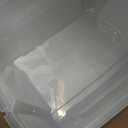 19 Quart Plastic Storage Bins with Lids, 6-Pack Stackable Clear Storage Organizing Box with Handle