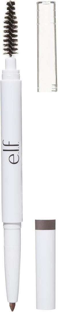 e.l.f. Instant Lift Brow Pencil, DualSided, Precise, Fine Tip, Shapes, Defines, Fills Brows, Contours, Combs, Tames, Neutral Brown, 0.006 Oz