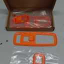 Voodonala Window Lift Switch Power Window Control Regulator Button Embellishment Trim for 2011-2025 Dodge Charger Durango, for 2010-2017 RAM, Interior Accessories ABS Orange 4pcs