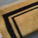 Calloway Mills 152962436A Black Border 24" x 36" Monogram Doormat, (Letter A)