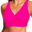 Women Bikini Top - 2025 Full Coverage Bathing Suit Top Push Up Swimsuit Tops Large Bust Swim Tops No Bottom 2XL