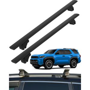 FelicValo 330lbs All-Metal Roof Rack Cross Bars Fit for Toyota 4Runner 2010-2024 with Raised Side Rails, Heavy Duty Extended Crossbars with T-Slot, Lock-Free (for Toyota 4Runner 2010-2024)