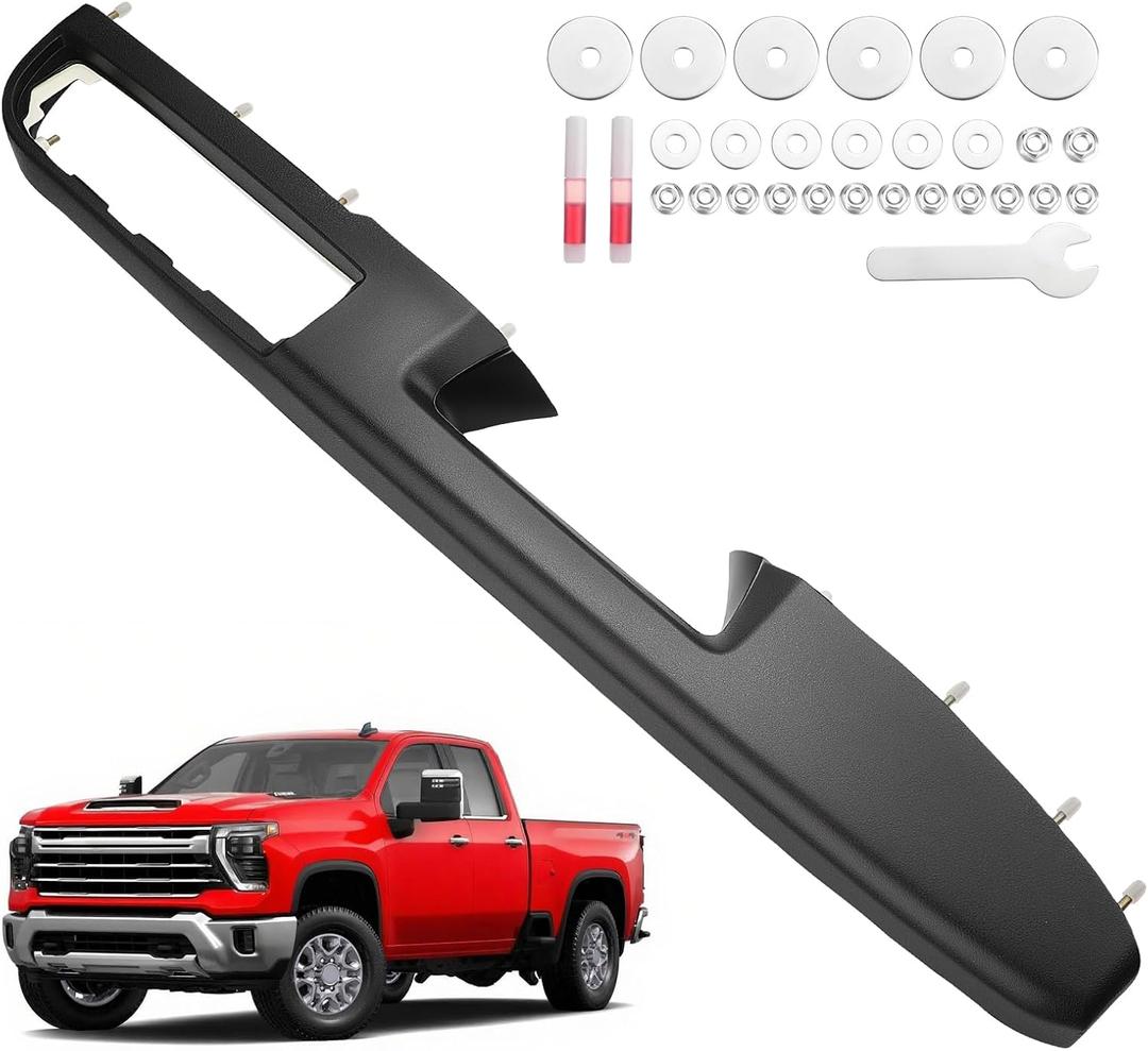 Front Left Driver Side Armrest Repair Kit 80994 Compatible with Chevy Silverado, Suburban, Tahoe, Avalanche & Fit for GMC Sierra, Yukon XL 2010 2011 2012 2013 2014 Replace # 84127278 -Black,1PC