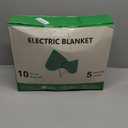 Queen Size Heated Blanket Electric Blanket 84''X90''-Ultra Soft Plush Premium Flannel, Double Controllers Heated Blanket with 5 Heat Settings & 10 Hours Auto-Off for Grandma Gifts(Grey)