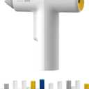 HOTO Cordless Auto Dispensing Glue Gun, Easyflow Hot Glue Gun with 40 Glue Sticks, 30s Fast Heating, 3000mAh USB-C Rechargeable, Anti-Scald & Anti-Drip, Ideal for DIY Crafts, Home Repairs & Decoration