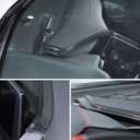 Center Console Navigation Strip Panel Trim Cover Compatible with Chevrolet Corvette C8 2020-2023 2024, Interior Car Navigation Screen Behind Decorative Panel Trim Accessory (carbon fiber color)