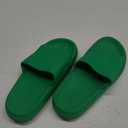 Joomra Pillow Slippers for Women and Men Non Slip Quick Drying Shower Slides Bathroom Sandals | Ultra Cushion | Thick Sole (7.5-8.5 Women/6-7 Men, Green)