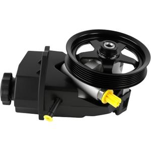 20-69989 Power Steering Pump with Reservoir Pulley Fits for 2006-2011 Impala V6 3.5L,for 2006-2007 Monte Carlo V6 3.5L Coupe Power Assist Pump Replace OE 88964571 15267585
