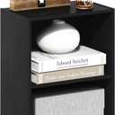 Furinno Luder Bookcase / Book / Storage, Blackwood 2-Tier, 2-Tier, 9 x 16 x 21