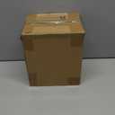 Amerdeco 3 Pack Privacy Knurled Champagne Bronze Door Handles Interior with Lock, Heavy Duty Door Lever for Bedroom or Bathroom, Reversible Keyless for Left Right Handed Doors