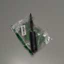 Small Boar Bristle Round Brush for Blow Drying, Styling - Wooden Handle, Soft Natural Bristles for Short/Thin Hair, Women and Men's Beard