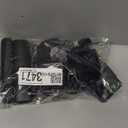 Panasonic Cordless Phone with Answering Machine, Advanced Call Block, Bilingual Caller ID and High-Contrast Display, Expandable System with 3 Handset Cordless Telephones - KX-TGD833M (Metallic Black)