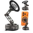 Car Phone Holder,3-AXIS Telescopic Arm Magnetic Phone Mount, 360° Rotatable & Adjustable & Foldable Vacuum Suction Phone Stand,Phone Holders for Your Car/Dashboard/Windshield/Gym/Mirror