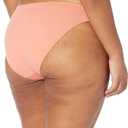 Amazon Essentials Women's Side Tab Bikini Swimsuit Bottom (Coral Pink)