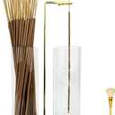 2 in 1 Glass Incense Holder for Sticks, Incense Burner with Ash Catcher, Hanging Incense Holders with Glass Ash Catcher for Meditation, Yoga, Spa, Home Decor, Room