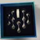 CNICK Tesla Smart Ring Accessories: Ceramic Ring for Model 3/Y/X/S and Cybertruck to Replace Key Card Key fob. (11, Snow)