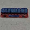 HiLetgo 24V 8 Channel Relay Module with OPTO-Isolated High and Low Level Trigger 8 Ways Relay Switch Module for Arduino