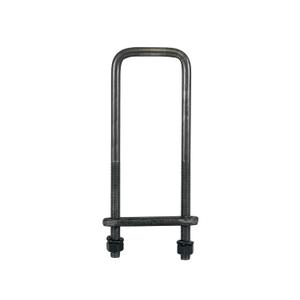 Buyers Products UB623512 12" Square Bend U-Bolt Kit, 4 Complete U Bolt Kits, 5/8" Bolt, 1/2" x 4 1/4" Tie Bars, Grade 5 Equivalent Hardware