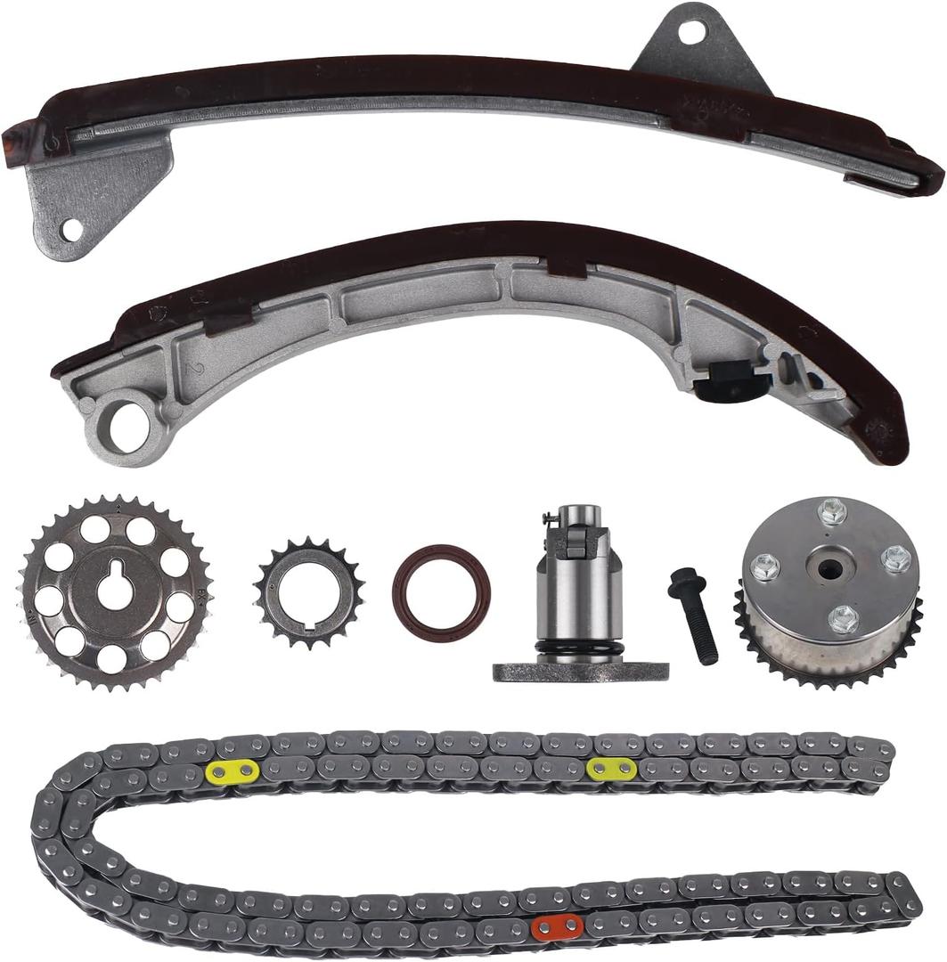 PAROD TK951VVT Engine Timing Chain Kit fit for 1998-2002 Chevy Prizm, 2003-2008 Pontiac Vibe,Matrix, 2000-2005 Toyota Celica, MR2 Spyder, 1998-2008 Corolla L4 1.8L