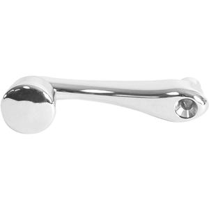 GG Grand General 54988 Chrome Die Cast Window Crank- Plain, Square Adapter for Peterbilt, Kenworth, International