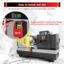 110V to 120V Single Phase On/Off Switch, Emergency stop switch, Table Saw Switch with Large Stop Sign Paddle for Quick cut-off of Power to Milling Machines and Electrical Equipment (off) (Jtkg-off-us)