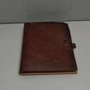 Photo Album 4x6 200 Photos, Genuine Leather Photo Albums with Writing Space with 30 Writing Paper, Travel Family Wedding Kids Graduation Ultrasound Baby Picture Album Scrapbook Photo Album Hold Hands