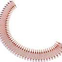 Plastic Full Circle Stretch Flexible Comb Teeth Headband Clip Face Wash Fixed Hair Accessories 5 Pack