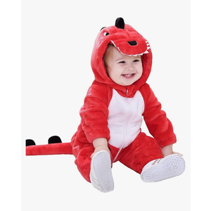 Halloween Baby Green Dinosaur Costumes Toddler Outfit Infants Cosplay Romper 3-9 Months