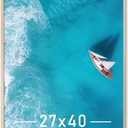 Natural 27x40 Picture Frame Lightweight yet Durable Frame Wall Hanging