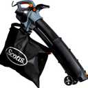 Scotts 200 MPH 14-Amp 120V Corded 3 in 1 Blower with Straight Tube