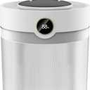 Humidifiers for Bedroom, 2000ML Dual-Nozzle Humidifier with7-Color LED,Easy Top Fill Personal Desktop Portable Humidifiers for Travel,Office, Plants, Home (White)