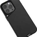 Mous for iPhone 15 Pro Max Case MagSafe Compatible - Limitless 5.0 - Black Leather - Protective iPhone 15 Pro Max Case - Shockproof Phone Cover