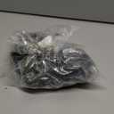 25-Pack Ball Bungee Cords, 15 Inch High Elastic Canopy Tarp Tie Down Bungee Balls for Camping/Tent/Cargo Holding Wire Hoses/Patio Umbrellas/Shelter [Black]