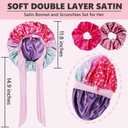 Kids Bonnets for Girls Sleeping Satin Toddler Bonnet Sleep Hair Cap Boys