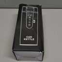 Car Electric Kettle for Travel : FVPE 12V/24V Small Electric Water Kettle, Multi-Temp Control 400 mL Portable Car Water Boiler for Brewing Coffee Tea,LCD Display 304 Stainless Steel Truck Heating Cup (Black)