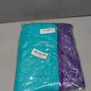 200 Teal and Purple Merchandise Bags 2Mil Extra Thick 12"x15" Glossy Plastic Retail Bags Suitable For Small Business And Boutique
