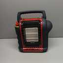 Mr. Heater Portable Buddy Heater MH9BX 4,000-9,000 BTU Indoor-Safe Propane Radiant Heater For Campers, Workshops, Job Sites, Patios & More - Red, Black