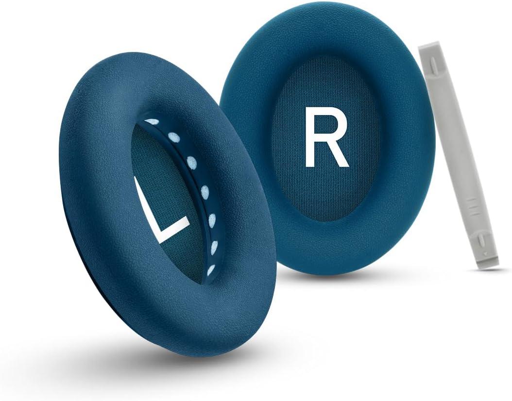 Replacement Ear Pads for Bose QC35, QC35 II Headphones, Extra Thick Silicone Ear Cushions, No Peel & No Crumble Silicone Earpads, Durable and Sustainable (Twilight Blue)