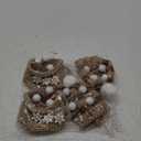 Aoriher 4 Pieces Christmas Marshmallow Crochet Mug Hat Mini Knit Cocoa Mugs Decor Topper(Fashion Style)