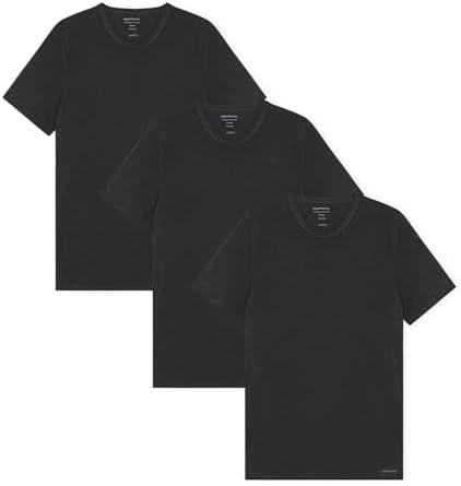 Organic Basics | Men's Undershirt Core Slim Fit Tee 3-Pack (Large)