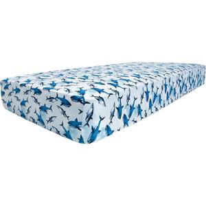 Posh Peanut Baby Crib Sheets for Boys & Girls - Viscose from Bamboo Crib Sheets for Standard Baby Mattresses (52" X 28" X 9") Sharks